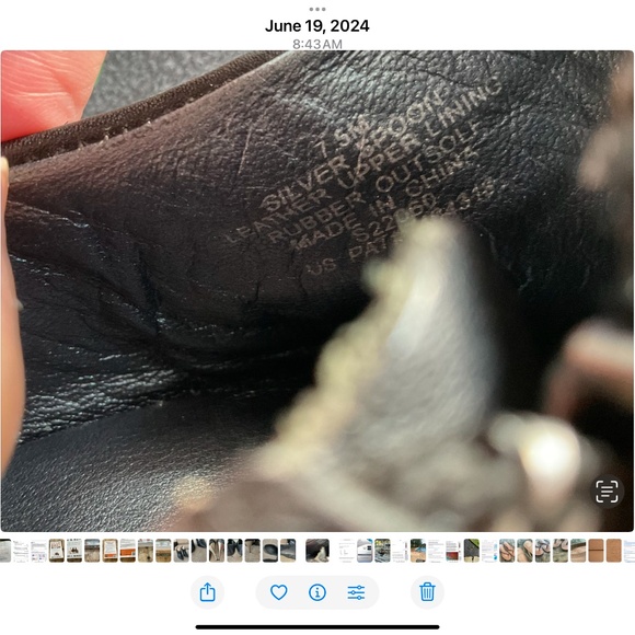 Kenneth Cole Silver edition. Black,7 1/2. - Picture 9 of 9